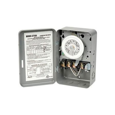 SEALED UNIT PARTS CO 24-Hour Timer 240 V, DPST ST104